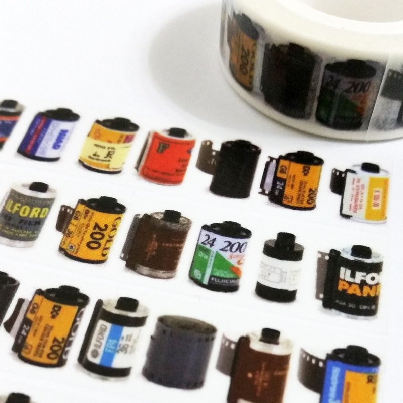 Customized Mini Washi Tape Old Film - มาสกิ้งเทป - กระดาษ 