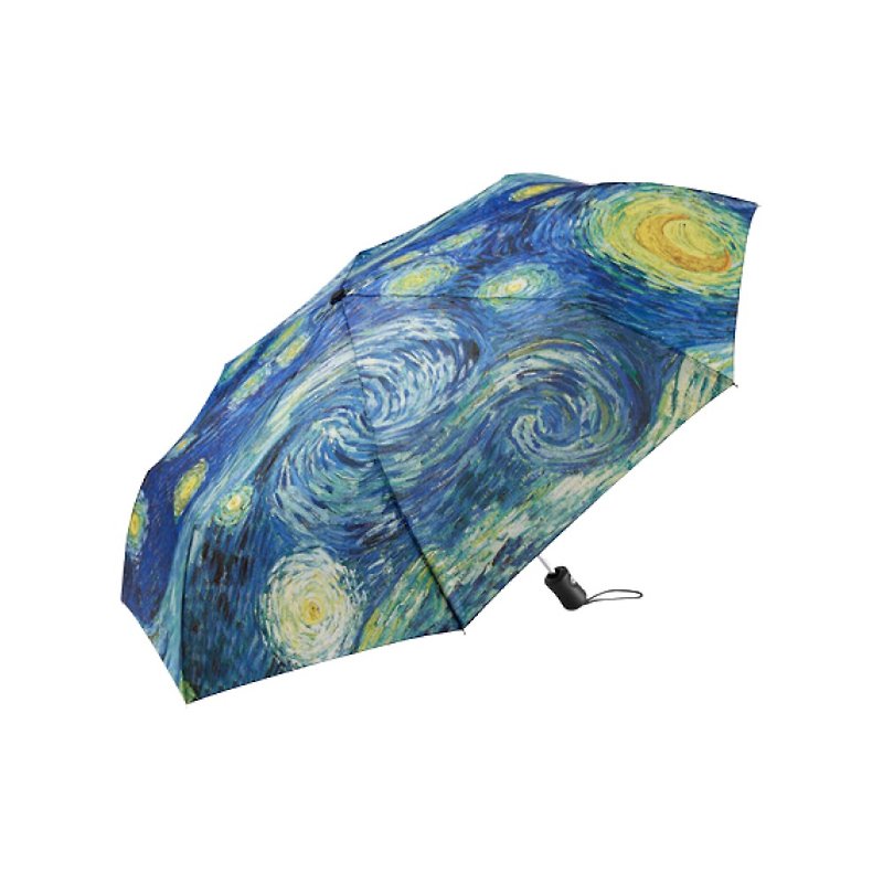 MoMA Starry Night Umbrella Collapsible - Umbrellas & Rain Gear - Polyester 