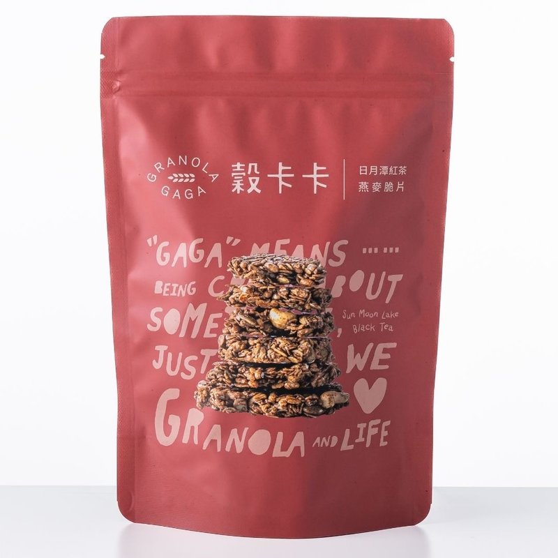 [Gukaka Classic - Sun Moon Lake Black Tea] Nut Oatmeal Crisps - ซีเรียล - อาหารสด สีแดง