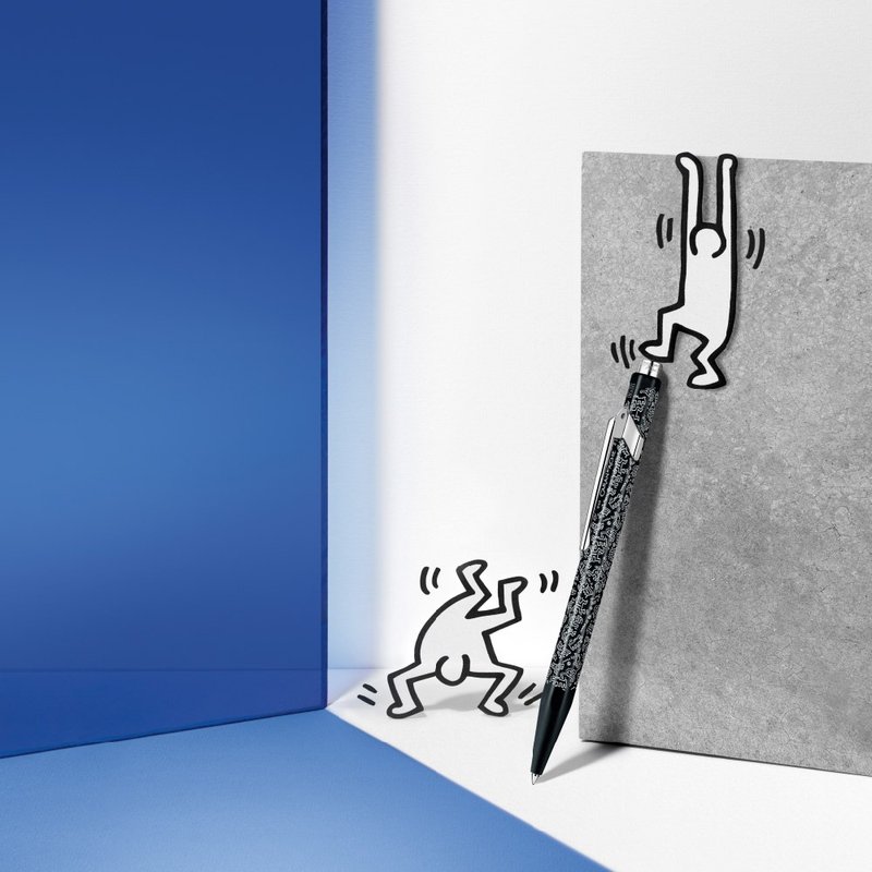 849 KEITH HARING 卡達 經典原子筆 黑色限量款 - 原子筆/中性筆 - 其他金屬 黑色