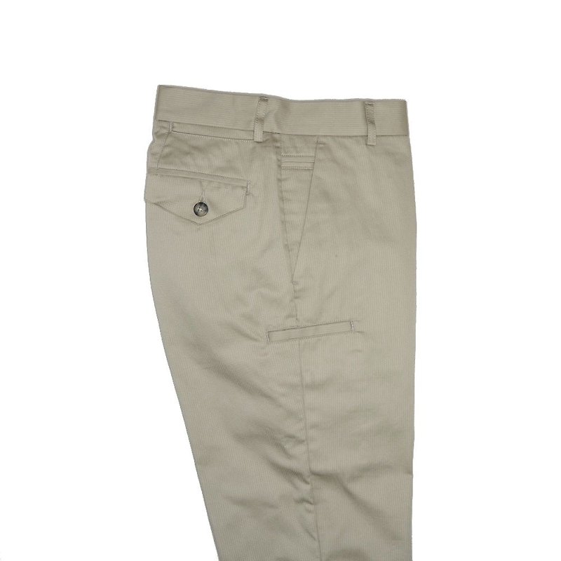 CH003 Chicago Sandstone 8 Pockets Business Travel Pants Chicago Sandstone 8 Pockets - กางเกงขายาว - ผ้าฝ้าย/ผ้าลินิน สีทอง