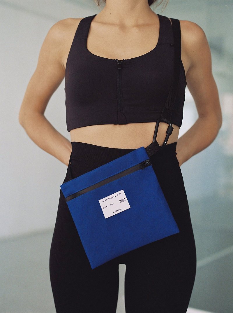 |Handmade in Spain | Ölend Saturn canvas messenger bag (Cobalt Blue) - กระเป๋าแมสเซนเจอร์ - วัสดุอีโค สีน้ำเงิน