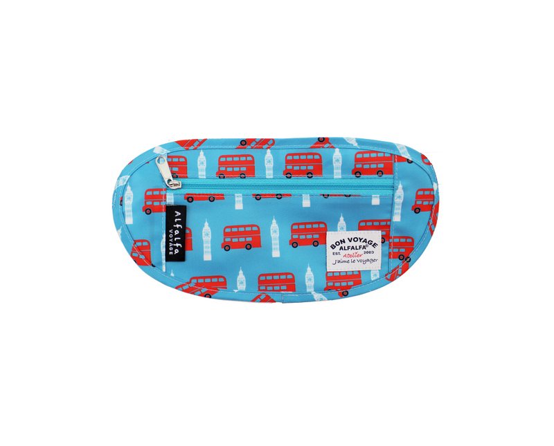 UK Buses Travel Waistpocket - Other - Polyester Blue