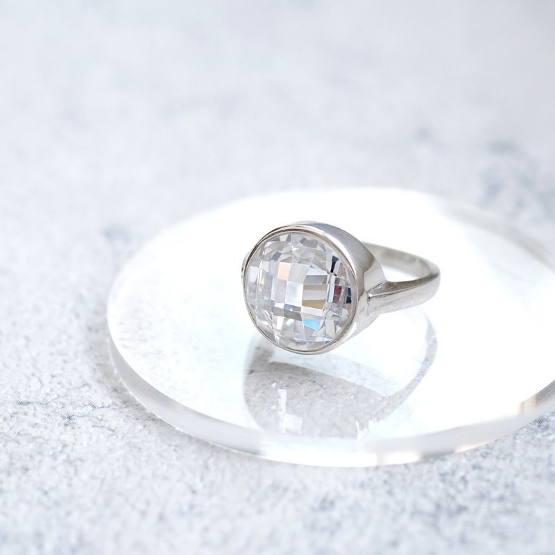 Mirror ball ring Silver 925 - แหวนทั่วไป - โลหะ สีเงิน