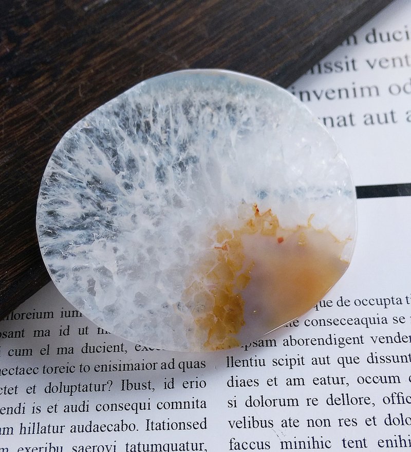 Agate 馬達加斯加產地 瑪瑙片 打磨件 擺設裝飾  擺件 天然礦石 - 擺飾/家飾品 - 其他材質 