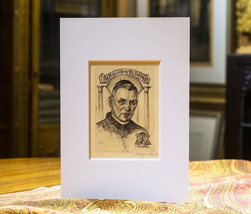 Cardinal-Book Collection-Printmaking - โปสเตอร์ - กระดาษ 