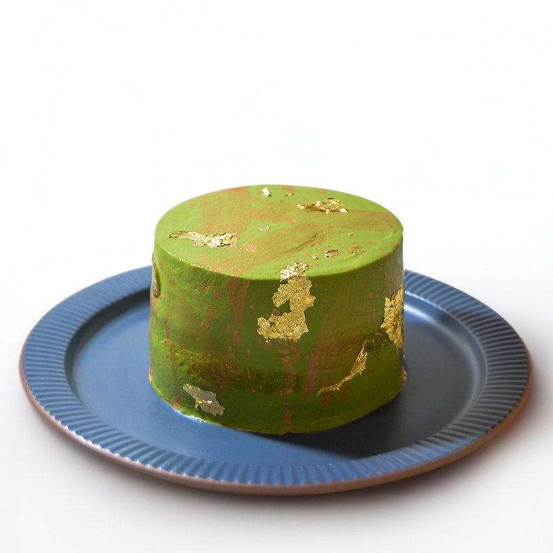 【自取免運費】純素開心果抹茶蛋糕 - 蛋糕/甜點 - 新鮮食材 綠色