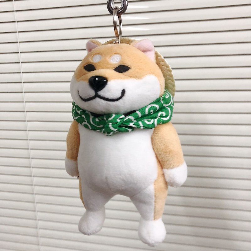 Warehouse original joint movable Shiba Inu red chai ornaments / pendants without accessories - Stuffed Dolls & Figurines - Other Man-Made Fibers Orange