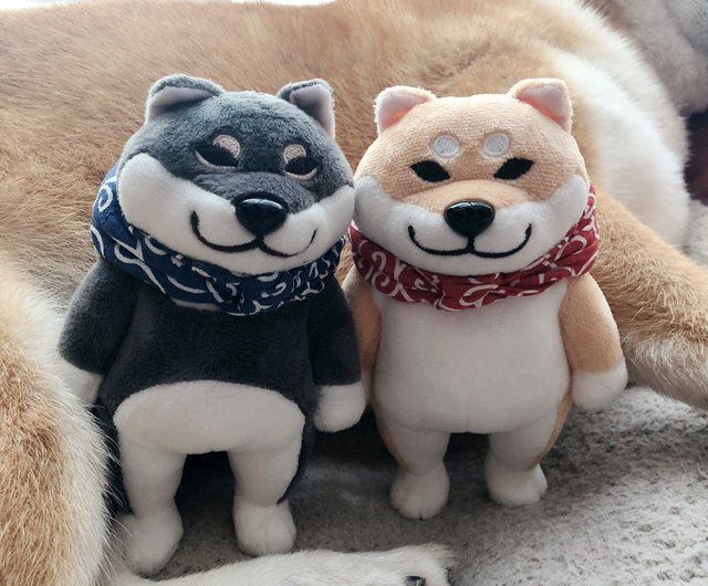 Japanese Blind Box Toy Shiba Inu Wall Dog Meme Keychain Figure 1