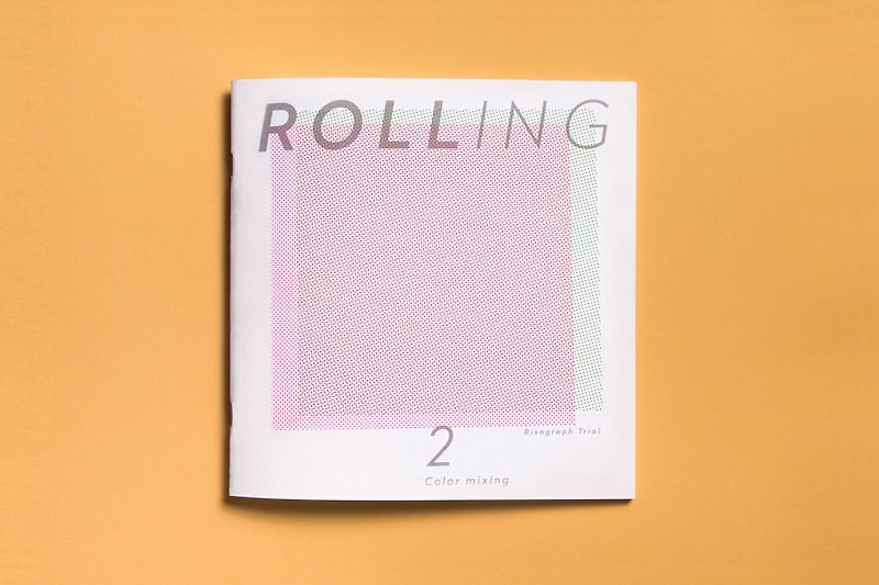 ROLLing vol2 - Color mixing - หนังสือซีน - กระดาษ สีส้ม