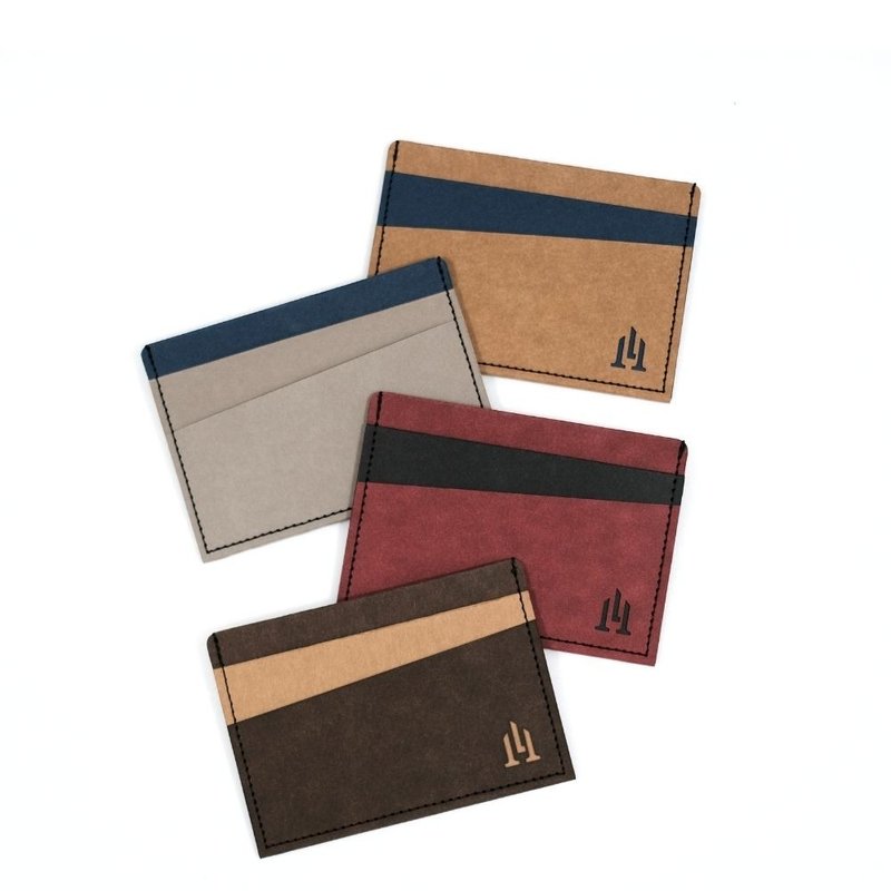 LOGINHEART | Non-interfering paper and leather card holders, 11 color matching exclusive products made in Taiwan - Wallets - Paper 