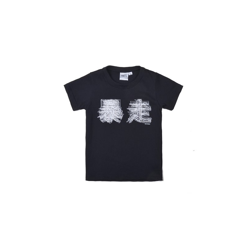 EVANGELION X oqLiq Child Evangelion Runaway Tee (Black) - Tops & T-Shirts - Cotton & Hemp Black