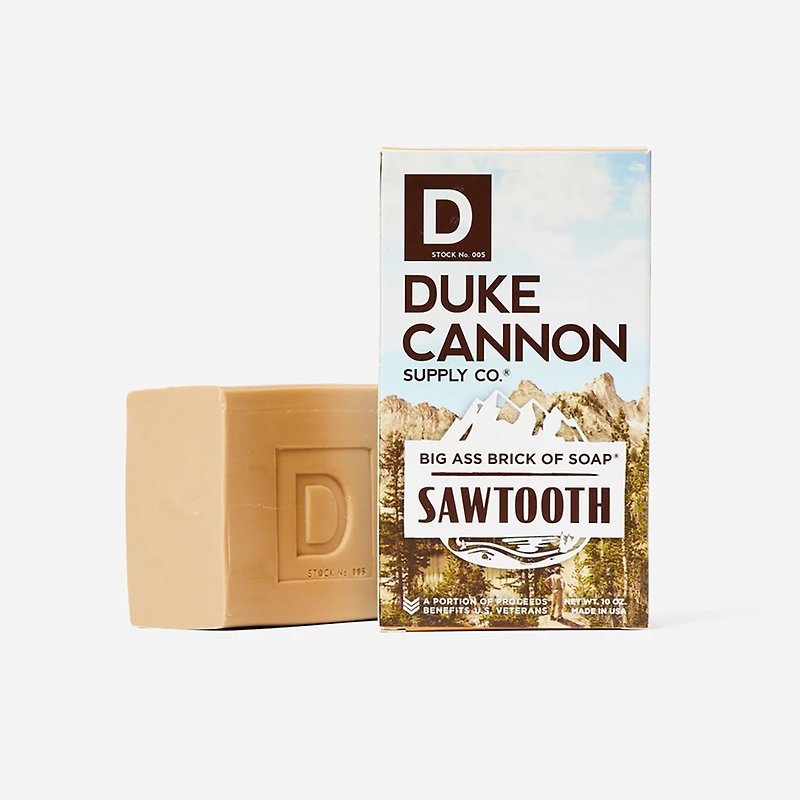 Duke Cannon BIG ASS Serrated Mountain Soap - สบู่ - พืช/ดอกไม้ สีเหลือง