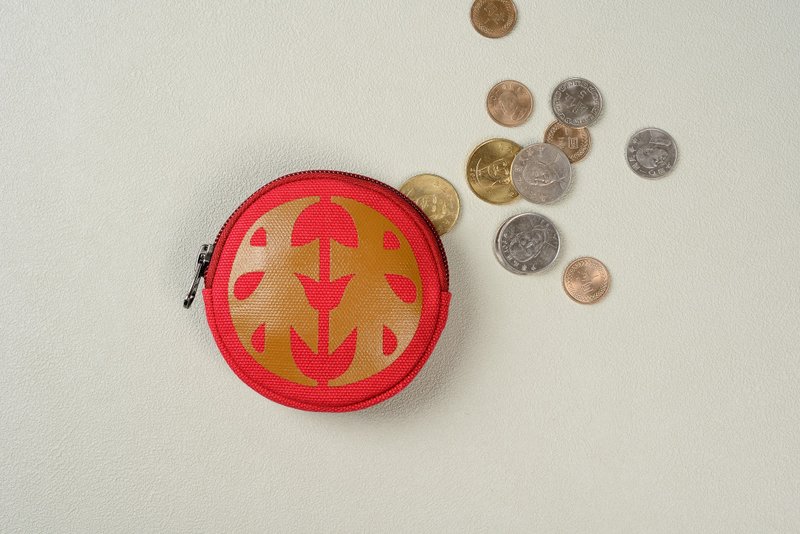 林百貨 林錢包 - 零錢包/小錢包 - 棉．麻 紅色