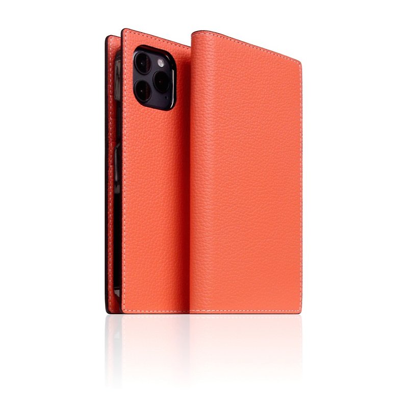 SLG Design D8 NEON Full Grain Leather Diary Case for iPhone 12 Pro Max