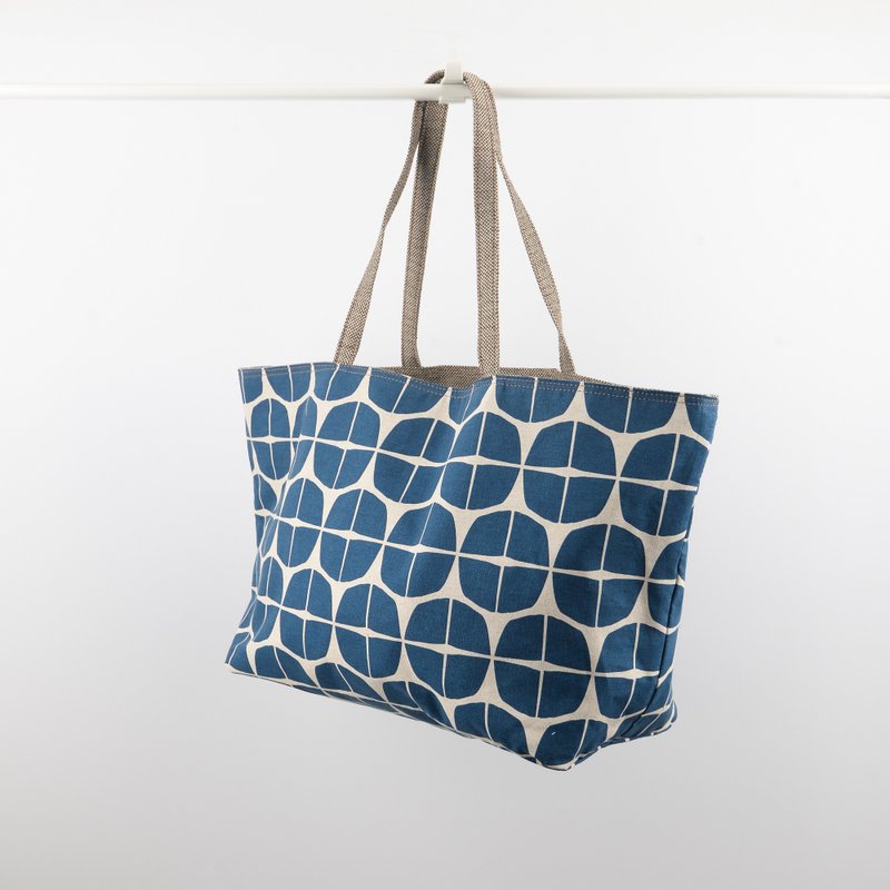 Goriras convertible tote bag in navy blue - 手提包/手提袋 - 真皮 藍色