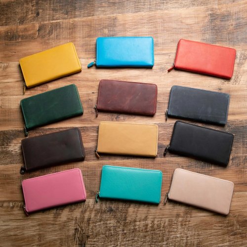 Leather Goods Shop Hallelujah hallelujah長皮夾 大容量 系統收納 消除擦痕 多色