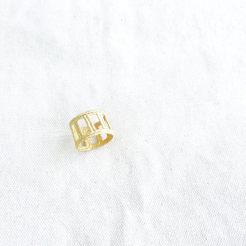 colosseum ring(No. 13) - แหวนทั่วไป - โลหะ สีทอง