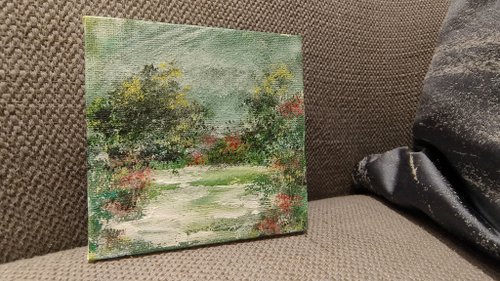 Arpourtin 聽波圖解 壓克力水彩畫/療癒畫/花草畫/小尺寸掛畫/裝飾畫/風景畫