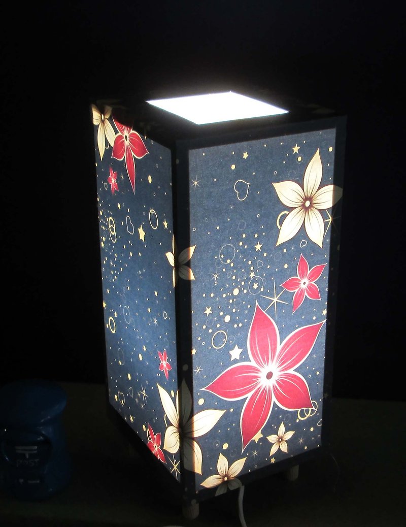 Banquet flower dance fan 【Shilla elephant】 medium size · LED dream lighting decorative light stands the real pleasure! - Lighting - Paper Purple