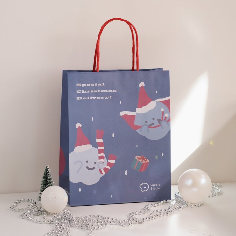 聖誕宅急便紙提袋 紙袋 聖誕禮物 交換禮物 禮物袋 包裝袋 - 手提包/手提袋 - 紙 