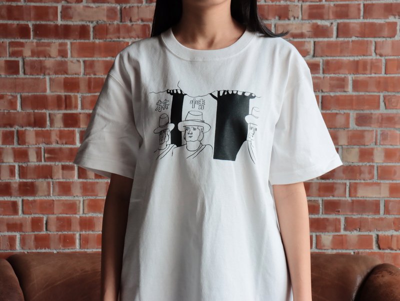 【TRAVEL & TEA】T-shirt-旅情 - 女 T 恤 - 棉．麻 