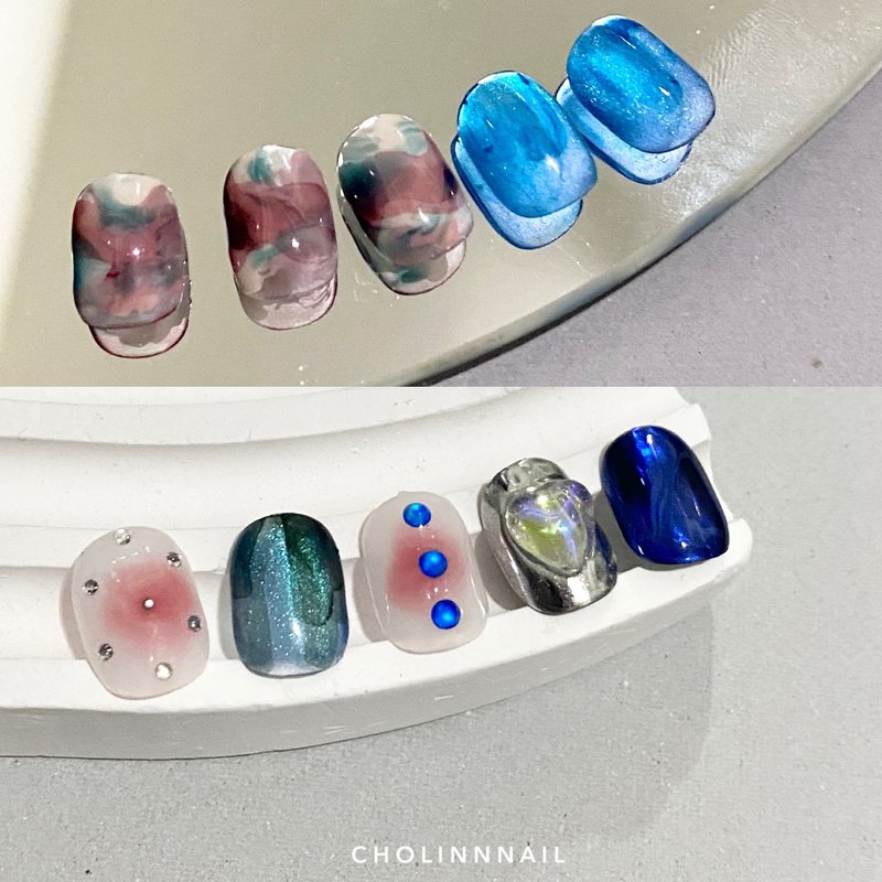 London Coconut - Customized handmade wearable nail polish - Other - Other Materials Multicolor