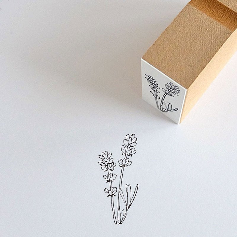 Rubber stamp lavender - Stamps & Stamp Pads - Rubber White