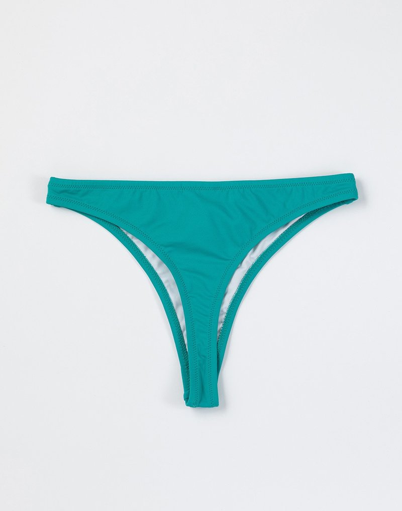 Haolang peacock green spicy bikini bottoms/Bottom - ชุดว่ายน้ำผู้หญิง - เส้นใยสังเคราะห์ 