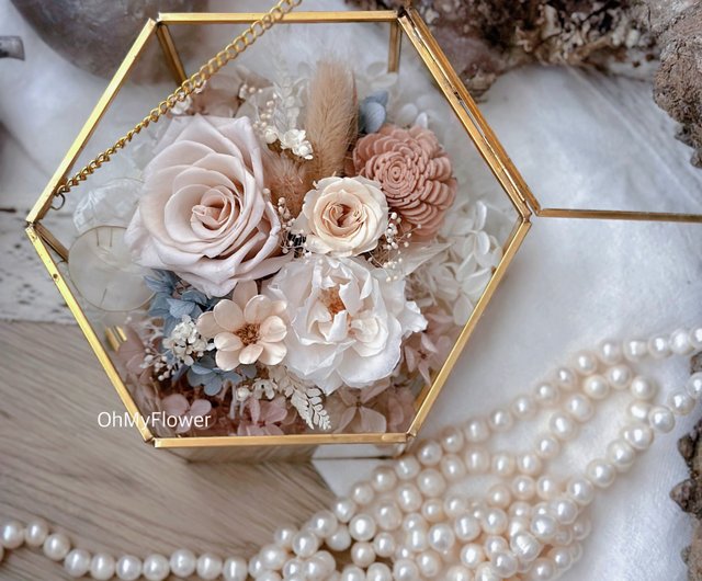 薔薇 手作りドライフラワー アンティーク雑貨