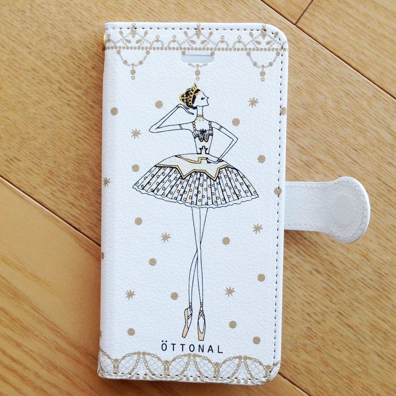 Raymonda Book Type iPhone Case - อื่นๆ - วัสดุอื่นๆ ขาว