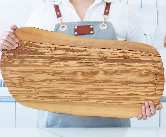 Chopping Board from Olive Wood, Thin, Glued