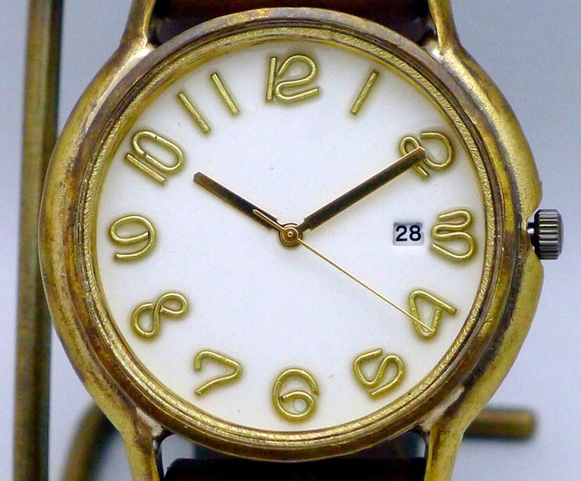 J.B.-DATE 手作り時計 Hand Craft Watch DATE JUMBO Brass DATE(日付