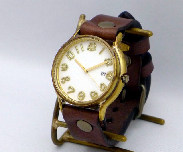 J.B.-DATE 手作り時計 Hand Craft Watch DATE JUMBO Brass DATE(日付