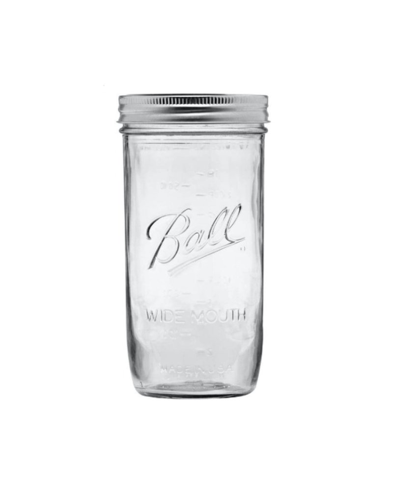 Ball Mason Jar 24oz Wide Mouth - Other - Glass Transparent