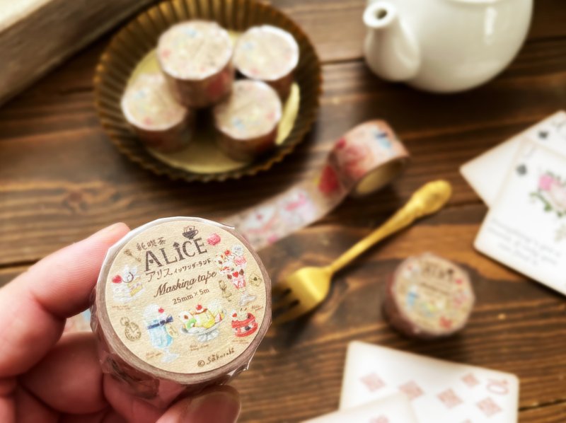 純喫茶ALICE　マスキングテープ - 紙膠帶/和紙/PET - 紙 咖啡色