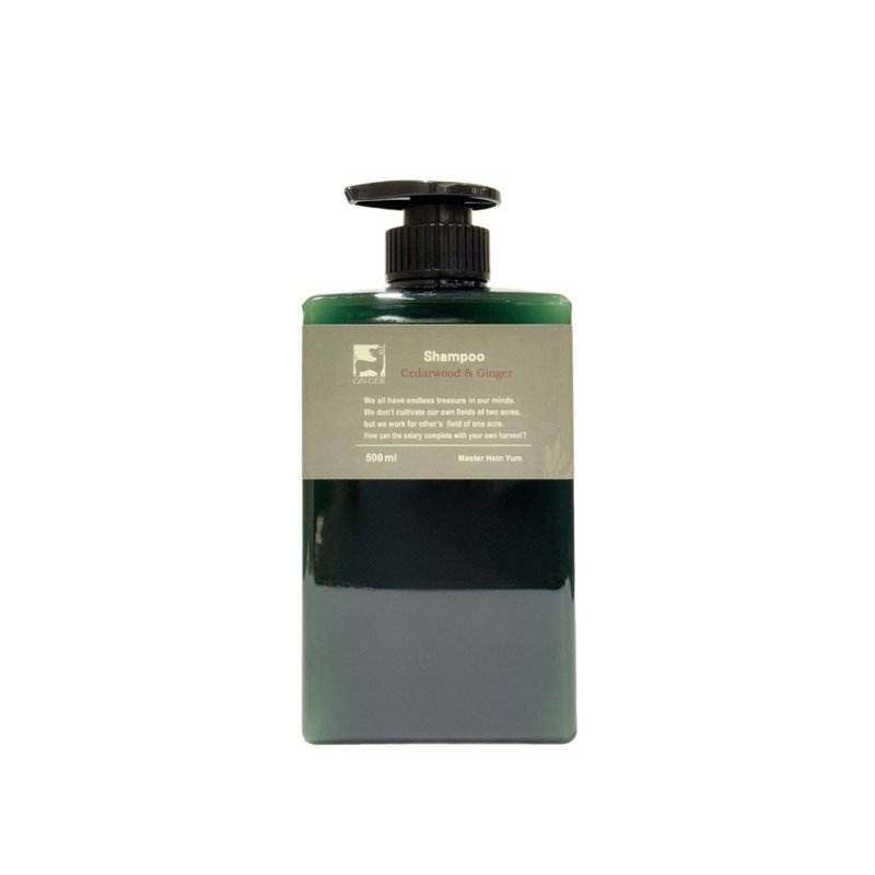 【GIN-GER】翠波雪松薑芬洗髮精 500ml - 洗髮精/餅/皂 - 濃縮/萃取物 
