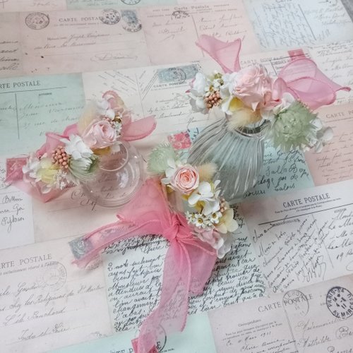 漫 森態 不凋花×乾燥花手作 漫森態 手腕花 乾燥花 不凋花 伴娘 新娘