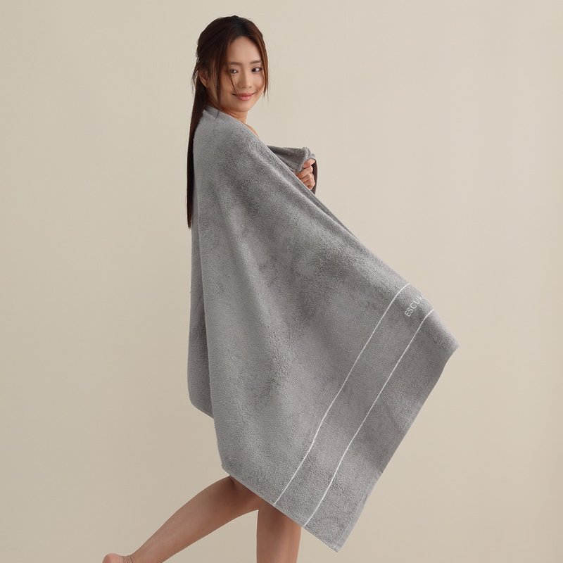 【抗菌鋅浴巾】頂級蓬鬆極吸水 - 台灣製造 - 毛巾浴巾 - 環保材質 