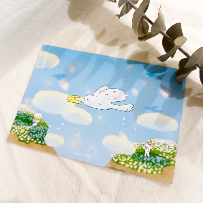 Postcard: A Letter from the Dandelion - การ์ด/โปสการ์ด - กระดาษ สีน้ำเงิน