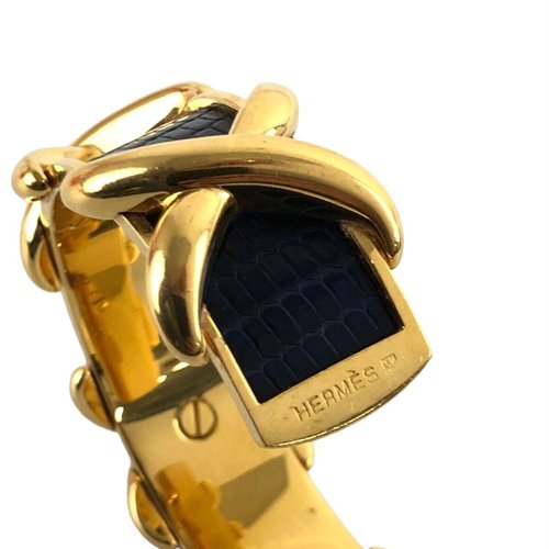 日本直送 名牌中古包 】HERMES エルメス リザード クロス