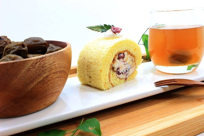 春-梅煩惱乳酪蛋糕捲 - 鹹派/甜派 - 新鮮食材 黃色