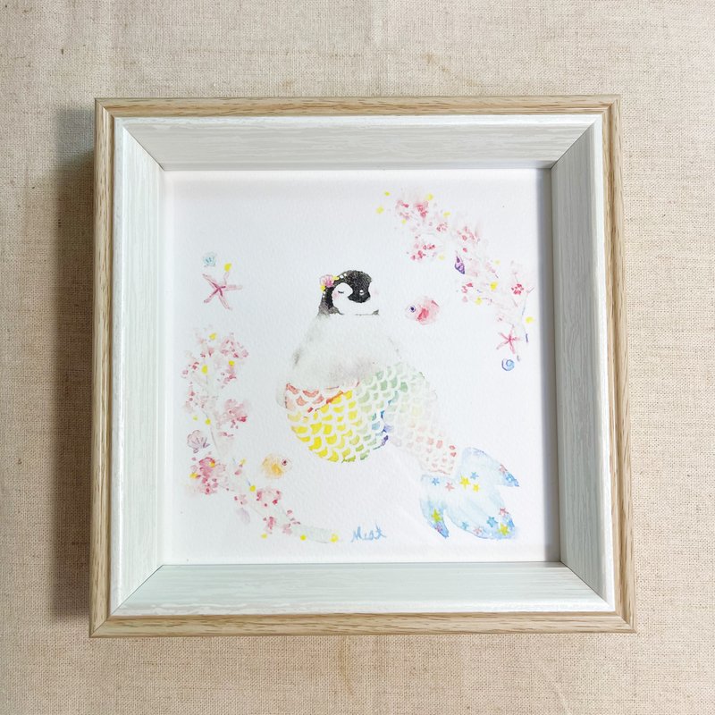 Mcat art print with a frame - Items for Display - Paper Multicolor
