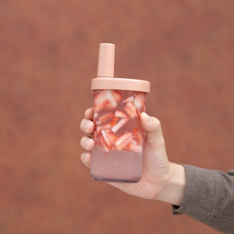 塑膠 水壺/水瓶 - Elephant Cuppa 環保減塑大象杯2代 - 赤陶玫瑰色