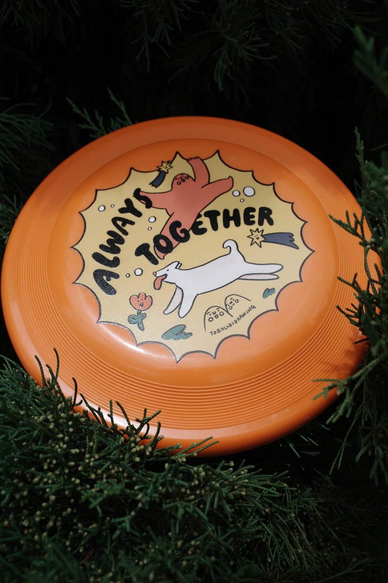 \ Always Together 飛盤/ - 貓/狗玩具 - 塑膠 