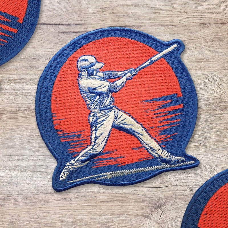 【刺繡布貼】球場上的英雄 Hero on the Field - 其他 - 繡線 