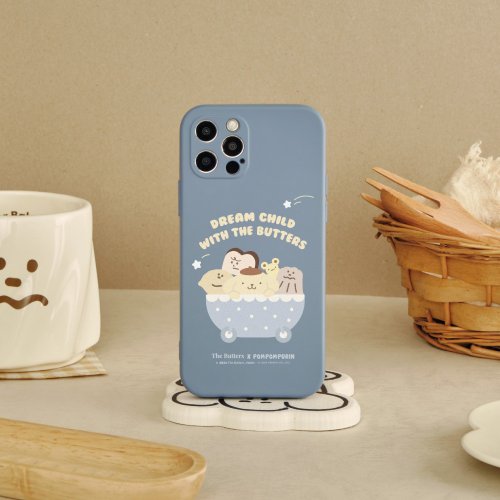 TOYSELECT 奶油家族x布丁狗甜夢搖籃全包iPhone手機殼