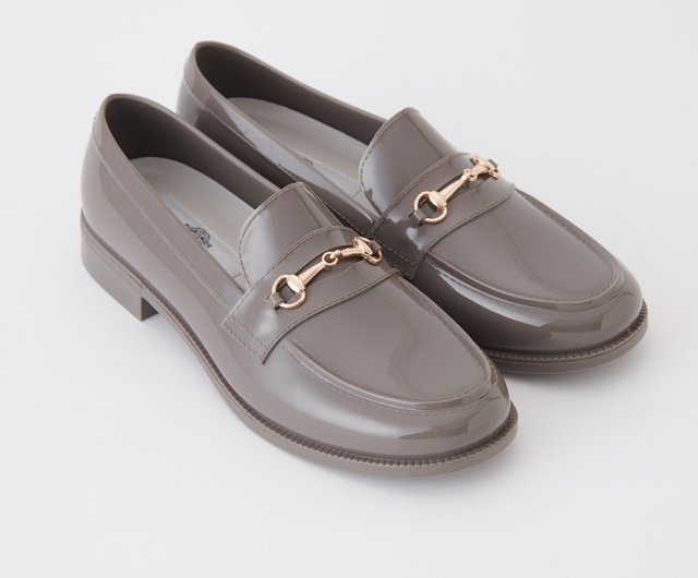 JACOB (GREY) PVC SNAFFLE LOAFER / RAIN SHOES - Shop temperate Rain