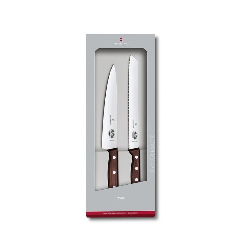 VICTORINOX Swiss Victorinox kitchenware set 2 pieces maple handle 5.1020.21G - Cookware - Wood Brown