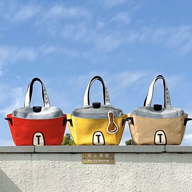 electric cooker bag original handbag - กระเป๋าถือ - ผ้าฝ้าย/ผ้าลินิน หลากหลายสี